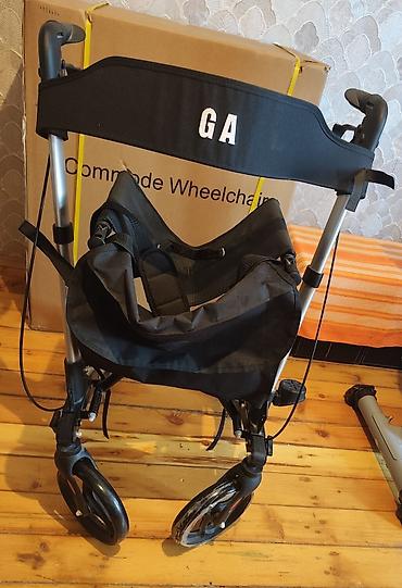 elil araba: Yüngül və qatlanan rollator tipli gəzinti arabası - Alüminium gövdə — 1