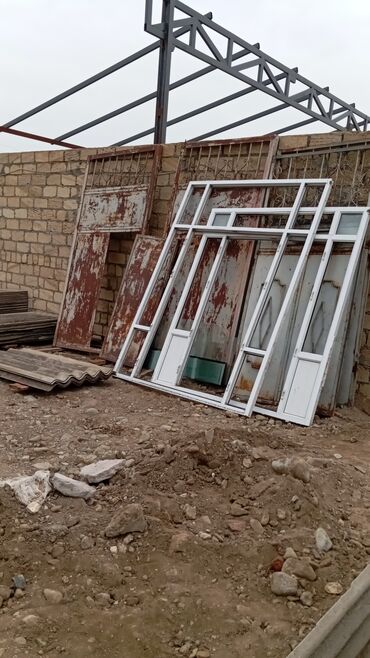 Həyət darvazaları: I'm nci el tikitiye ayit Alqi Satqi Darvaza qapi Plastik pencere qapi — 35