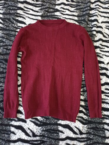школьный свитер: Школьная форма, цвет - Розовый, Б/у