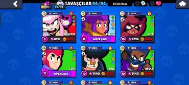 ваза стеклянная прозрачная высокая без узора: Brawl Stars hesabı – yüksək səviyyəli profil - Kupa: 83,294 (sezon