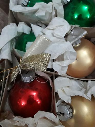 Көркөм өнөр жана коллекциялоо: Винтажный набор из 25 ёлочных новогодних игрушек ГДР советского — 6