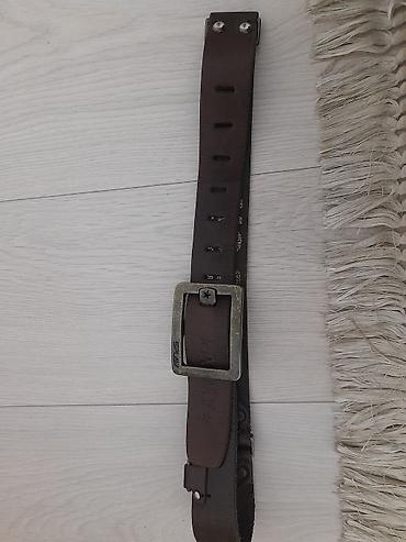 longchamp сумка: Кожаный ремень SPLAV Military Project - Материал: натуральная толстая — 2