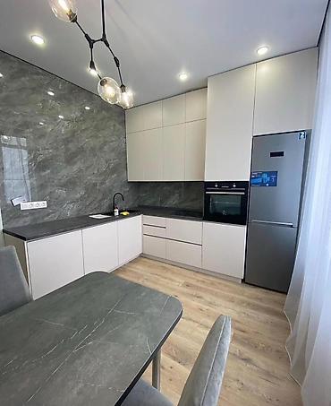silver kitchen: Кухонный набор на заказ, ЛДСП, По договорённости, Бесплатная доставка, Дизайн, проект — 6