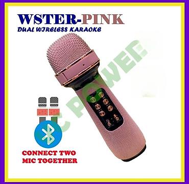 ipod mp3 player: Bluetooth karaoke mikrofon roze ws-898. bluetooth karaoke mikrofon — 1