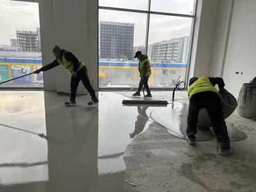 Напольные работы: Выравнивание пола, Монтаж напольных плинтусов, Стяжка пола | Линолеум, Наливные полы, Паркет Больше 6 лет опыта — 7