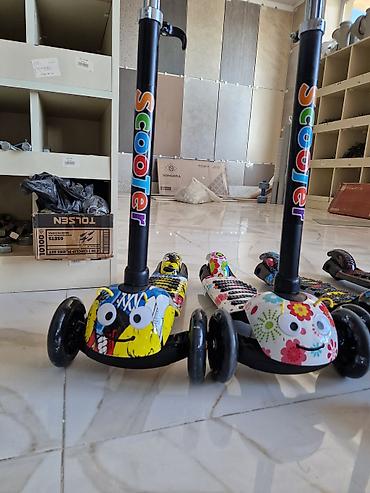 maşın ucun basavik: Uşaq skuterləri – 3 təkərli, dönmə mexanizmi ilə - Model: “Scooter” — 6