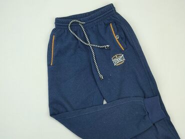 białe spodnie chłopięce 140: Sweatpants, 10 years, 140, condition - Good