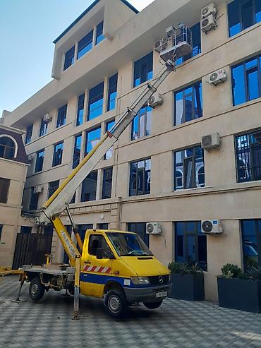 Avtokran-sepetli lift xidməti - Mercedes baza şassili hidravlik