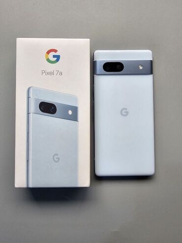 Google: Google Pixel 7a, Б/у, 128 ГБ, цвет - Голубой, 2 SIM