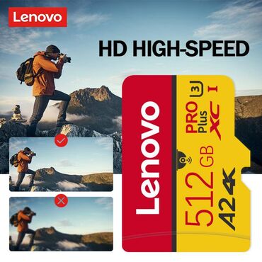 micro sd lenovo 1tb: Mikro sd kartica Lenovo 512gb 4k, za mob tel dronove, racunare