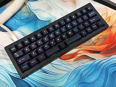 Клавиатуры: Клавиатура, Yunzii, Механическая, Bluetooth, Проводное подключение, Размер: 40% — 1