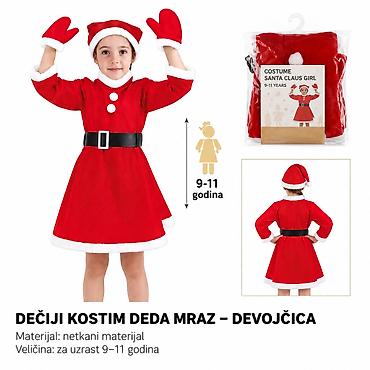 KMT Božićni kostim za devojčice, 9–11 godina Praznični kostim