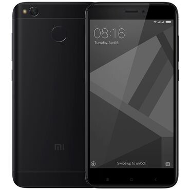 Другие специальности: Xiaomi, Redmi 4X, Б/у, < 2 ГБ, цвет - Черный, 2 SIM