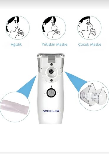 İnqalyatorlar, nebulizerlər: Wohler Mesh Nebulizator – portativ, səssiz və rahat istifadəli — 10