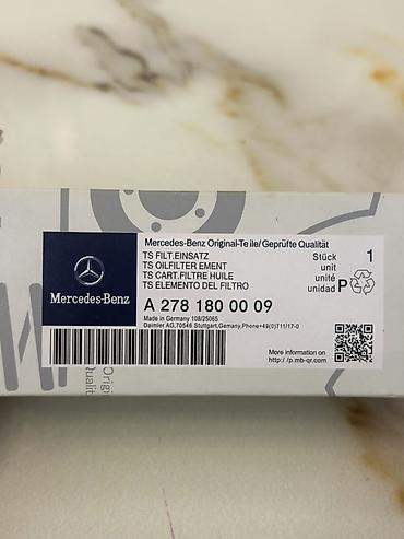 Filtrlər: Məhsul: Mercedes‑Benz orijinal yağ filtri elementi - Brend — 1