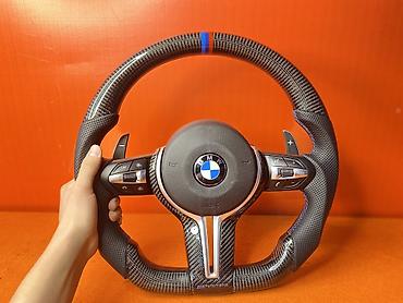 Рули: Спортивный руль BMW в стиле M Performance с выразительным карбоновым — 7