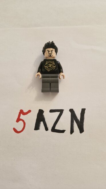 oyuncaq magazalari: LEGO Tony Stark minifigure (Original) ЛЕГО минифигурка Тони Старка