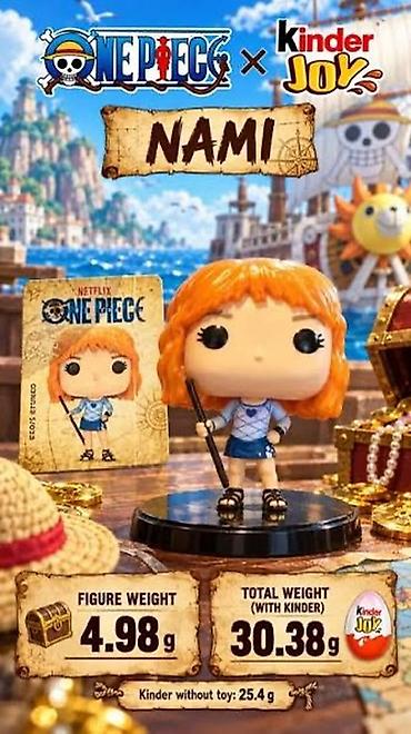 пикси палка: КУПЛЮ НАМИ .ИЩУ НАМИ.Фигурка Nami из серии One Piece x Kinder Joy — 1