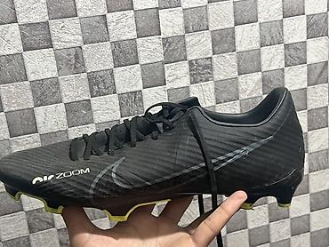 бутсы от adidas: Футбольные бутсы Nike Zoom Mercurial (шипы FG) — черные с — 2