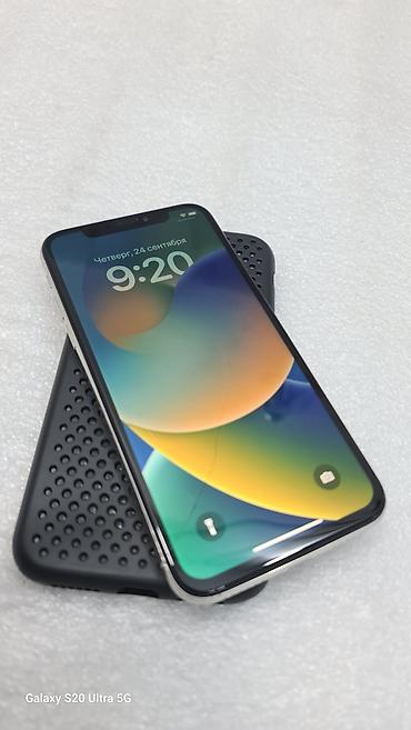 iphone x цена бу: IPhone X, Б/у, 64 ГБ, Белый, Чехол, 78 % — 3