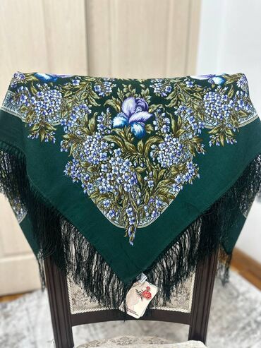 Платки: Платки Павлопосадские✨ Новое поступление 😍 Размер 89*89 с бахромой / — 6