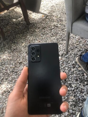 samsung 9001: Samsung Galaxy A52, 128 GB, rəng - Qara, Zəmanət, Sensor, Barmaq izi