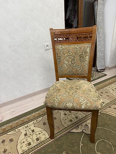 study table: Стол и стул для зала, Б/у, Самовывоз, цвет - Коричневый — 5