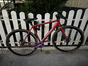 Гравийный велосипед (single-speed) с карбоновой рамой и дисковыми