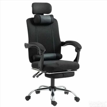 Stolice: Ergonomska kancelarijska stolica sa osloncem za noge - Podesivi — 8