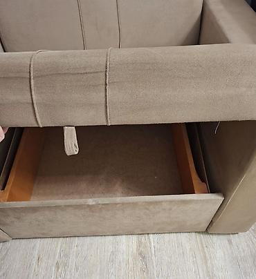 kreslo yellencek: Qatlanan kreslo‑divan - Rəng: açıq bej - Material: yumşaq — 3