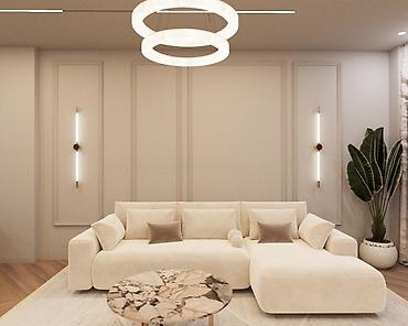 isti dosəmə: Daxili interyer dizayn xidməti – premium klassik-modern stil Təklif — 2