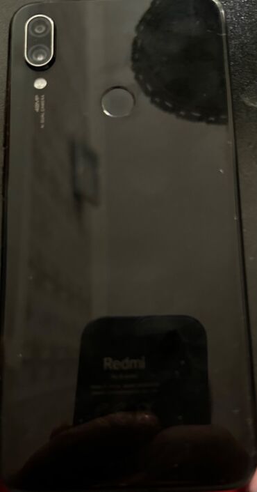 samsung telfon: Xiaomi Redmi Note 7, 64 GB, rəng - Qara, 
 İki sim kartlı