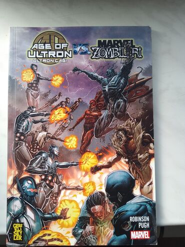 vüqar biləcəri kitabı pdf yüklə: Marvel çizgi romanlarindan Zombiler vs Ultron robotları. Türk