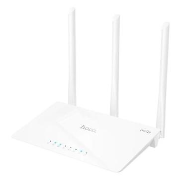 android box: Wi‑Fi роутер Hoco (белый) с 3 внешними антеннами - 3 — 2