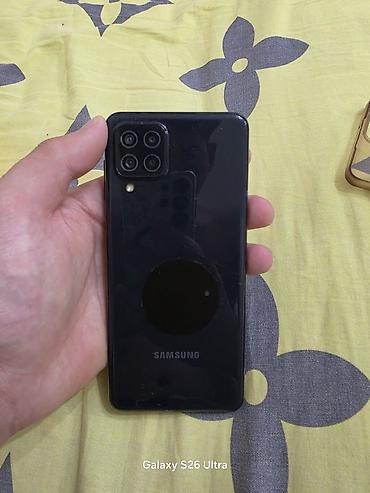 android auto: Samsung Galaxy A22, Б/у, 128 ГБ, цвет - Черный, 2 SIM — 1