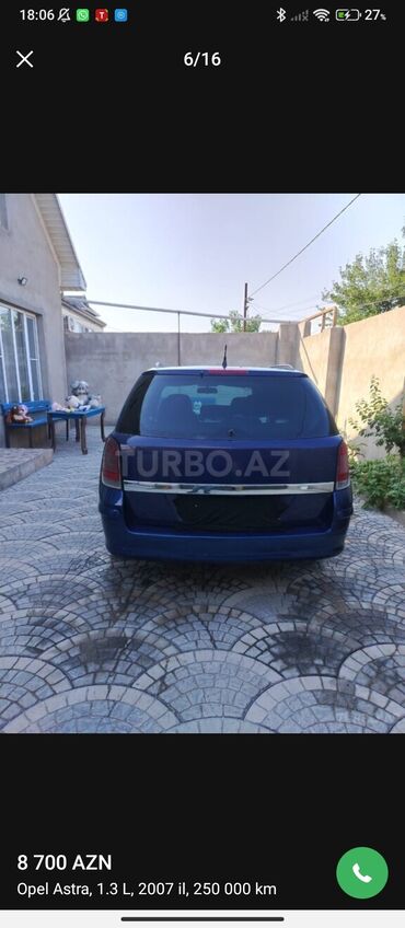 Opel: Opel Astra: 1.3 l | 2007 il 250000 km Sedan — 6