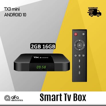eon smart box v Azərbaycan | TV və video üçün aksesuarlar: Smart android TV Box "TX3 Mini Android10" Gostericiler: Model: TX3