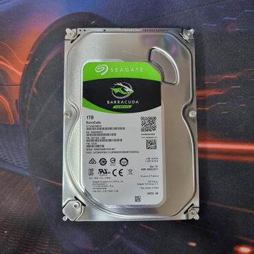 Жесткие диски, переносные винчестеры: Накопитель, Новый, Seagate, HDD, 1 ТБ, 3.5", Для ПК