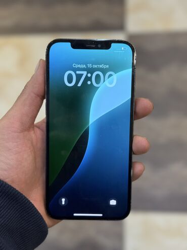 мобильные телефоны ми новые без бу: IPhone 12 Pro Max, Колдонулган, 256 ГБ, Space Gray, Каптама, 77 %