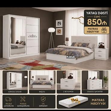 dəsti: Yataq + Qonaq + Künc Divan Dəsti – birlikdə Paketin tərkibi: - Yataq — 6
