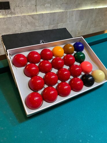 Bilyard masaları: Bilardo stol dəsti – tam komplekt - Peşəkar ölçülü bilardo stolu — 8