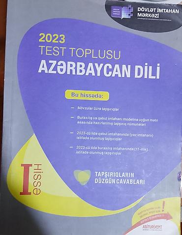 Testlər: Azərbaycan dili Testlər 10-cu sinif, DİM, 1-ci hissə, 2023 il — 1