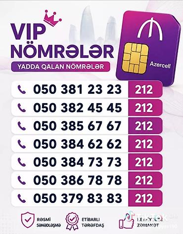 azercell operatora zeng: Məhsul: Azercell VIP mobil nömrələr (yadda qalan kombinasiyalar) — 2