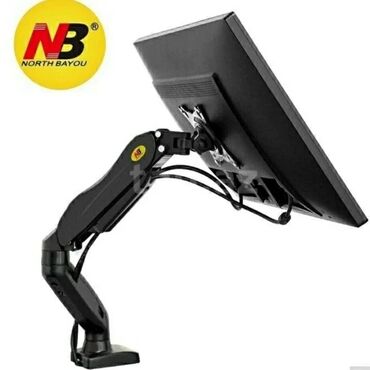 Monitorlar: İkili qoşa monitor asmaq üçün stolüstü hərəkətli korşteyn.17-30 LED — 24