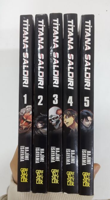 Komikslər, manqa: Məhsul: Türkçə nəşr olunmuş manga kitabları toplusu. Tərkib: - Titana — 1