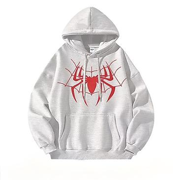 tuklu geyim: 🕷️ Spider-Man printli huddi Spider-Man dizaynlı, gündəlik istifadə — 5