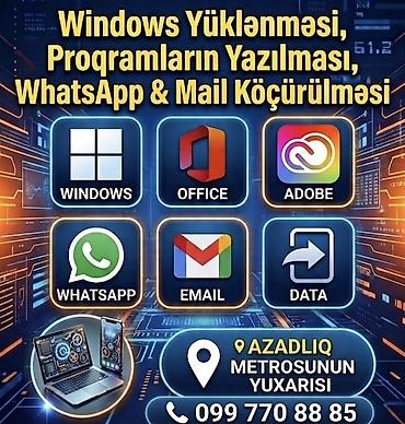 ремонт в квартире: Xidmət: Kompüter və telefon üçün proqramlaşdırma və köçürmə işləri - — 1