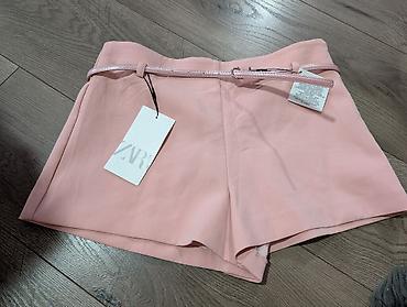 tom tailor sakoi: ZARA ženske šorts-suknja u puder roze boji. Elegantna A-silueta sa — 1