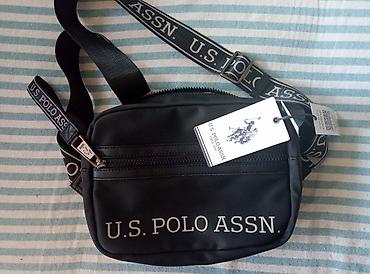 elastični kanap: Muška crossbody/waist torbica U.S. POLO ASSN. Dimenzije 26x19cm — 3