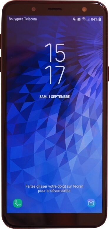 mingecevir telefon satisi: Samsung Galaxy J6, 32 GB, rəng - Qara, Barmaq izi